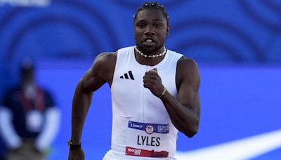 Noah Lyles sorprende a todo el mundo con esta carta escondida buscando la clasificación para los Juegos Olímpicos de París