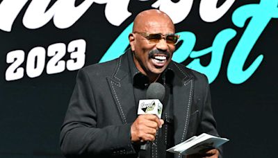 Steve Harvey Can't Stop Laughing at 'Family Feud' Contestant's Marriage Answer