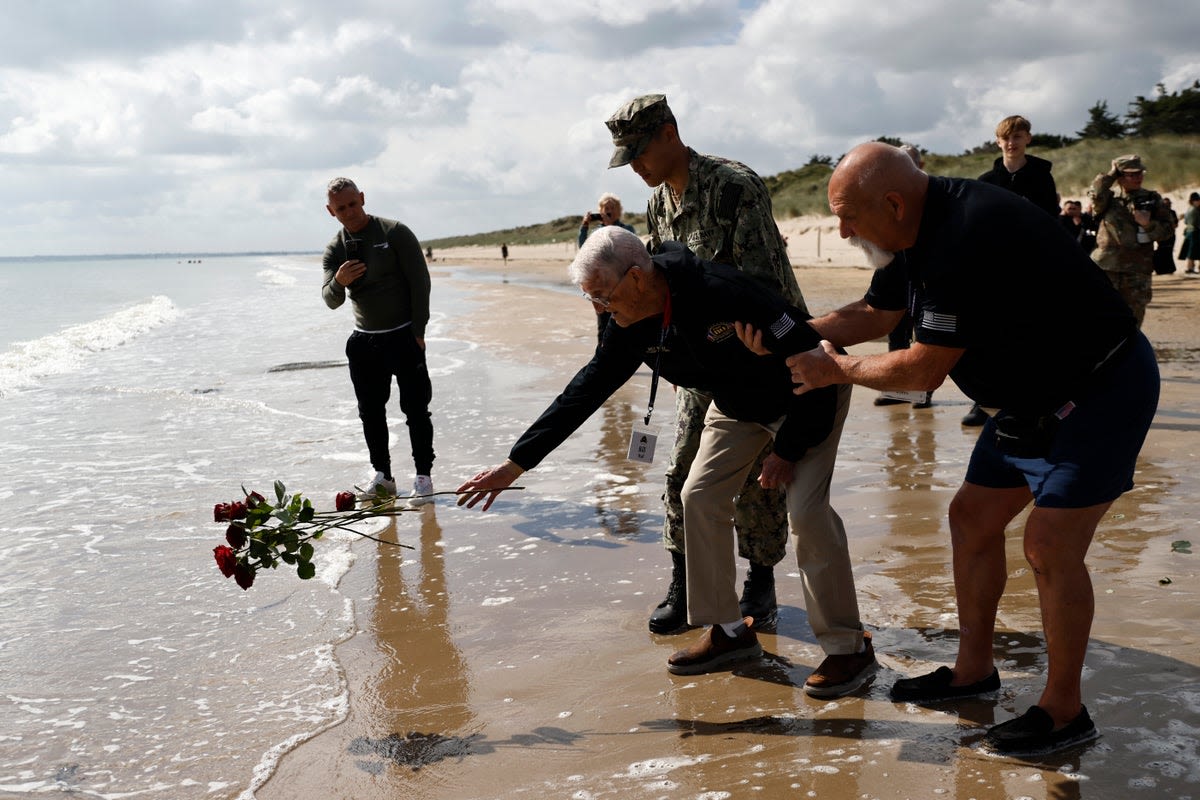 Watch live view of Normandy beach on 80th D-Day anniversary