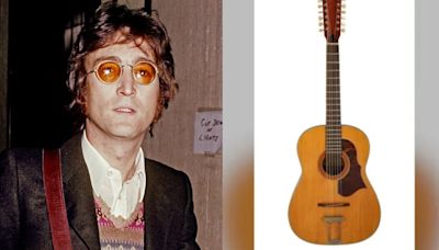 Após 50 anos desaparecido, violão usado por John Lennon é vendido por valor milionário