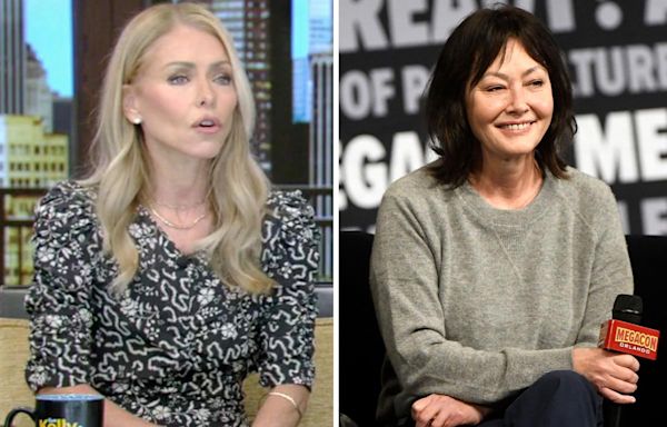 Kelly Ripa honors the late and "courageous" Shannen Doherty on 'Live': "A special person"