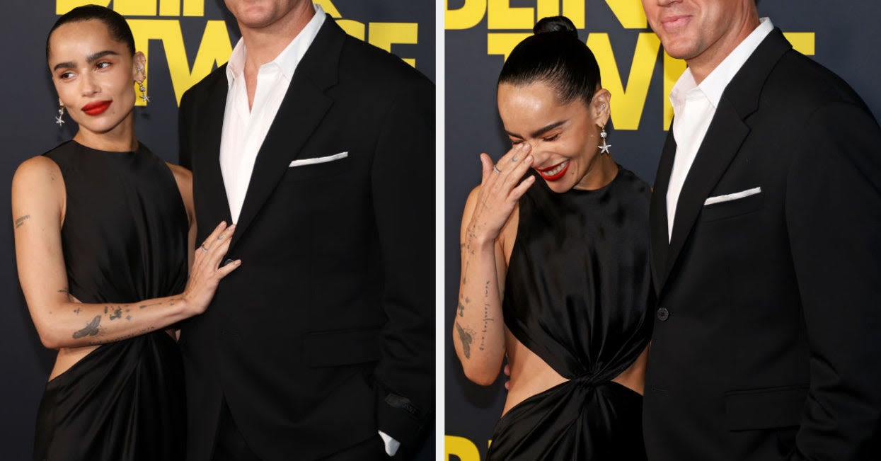 ..., My Man" Energy Zoë Kravitz Is Giving Channing Tatum At The "Blink Twice" Premiere