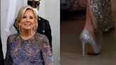 Jill Biden Sparkles in Glittery Shoes During White House State Dinner for Japan