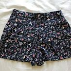 【天普小棧】Abercrombie&Fitch A&F Floral Shorts休閒短褲熱褲深藍4號（約26/27）