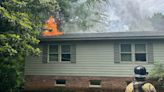 Southeast Charlotte house fire caused by lightning strike, officials say