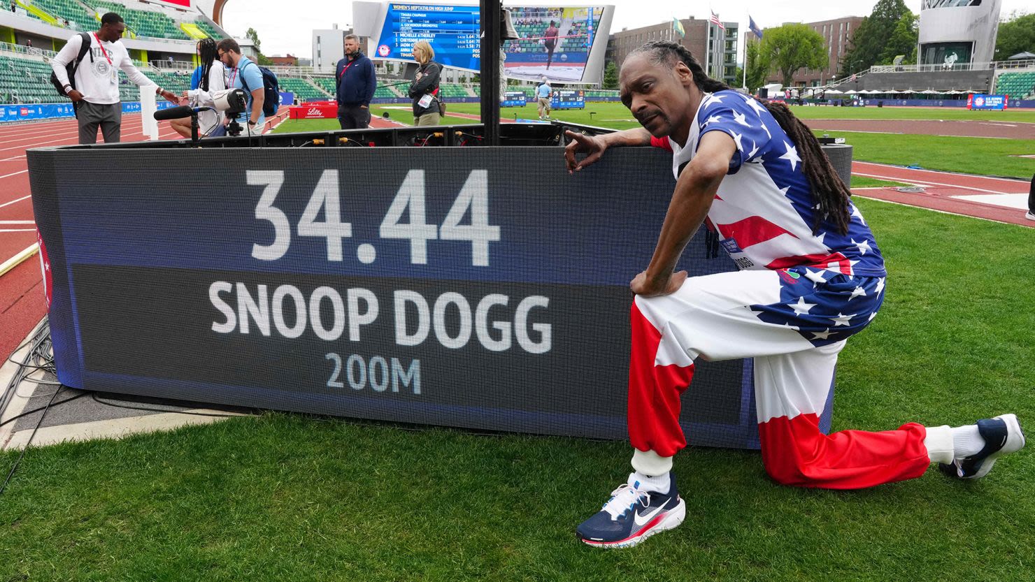 The Source |Snoop Dogg at US trials Runs 200m in 34.44 seconds at 52-Years-Old