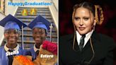 Madonna Celebrates 10-Year-Old Twin Daughters Stella and Estere's Graduation: '2 Kweens'