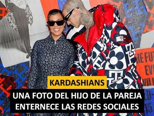 Una tierna foto del bebe de Kourtney Kardashian y Travis Barker enternece las redes sociales