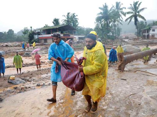 Emotional scenes at Wayanad's health centre as people search for loved ones amidst chaos