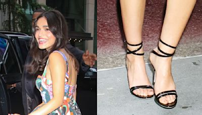 Rachel Zegler’s Giuseppe Zanotti Sandals Are The Perfect Pair to Her Colorful Area Dress