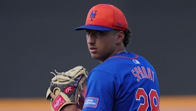 Mets prospect Brandon Sproat hits 100 mph, strikes out 10 in best professional start