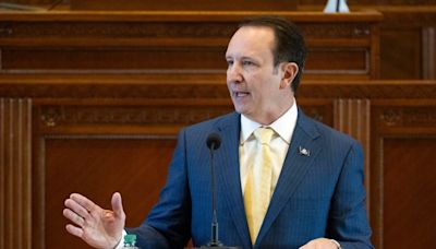 Louisiana Gov. Jeff Landry, Congressman Steve Scalise discuss Hurricane Francine recovery in Southeast Louisiana