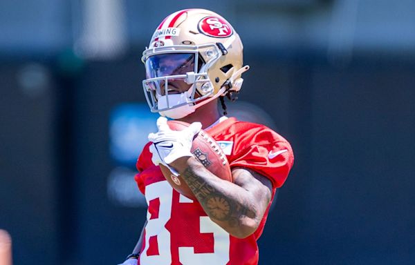 Rookie 49ers WR Jacob Cowing Misses Practice with Pulled Hamstring