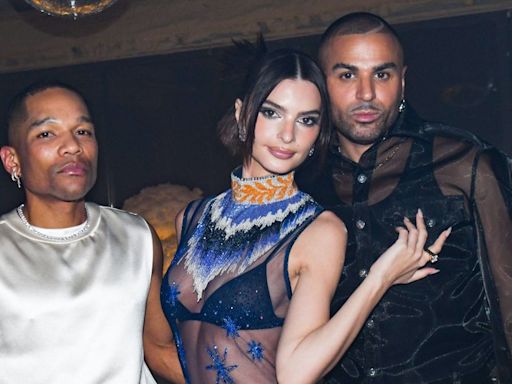 Emily Ratajkowski Wore Black Lingerie and a See-Through Dress for a Met Gala After-Party