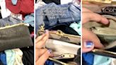 Viral TikTok proves why you should always check purse pockets at the Goodwill