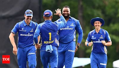 Major League Cricket: Nicholas Pooran shines as MI New York beat Seattle Orcas by 6 wickets - Times of India