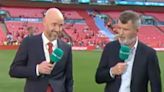 Erik ten Hag trolls Roy Keane to his face live on ITV after Man Utd win FA Cup