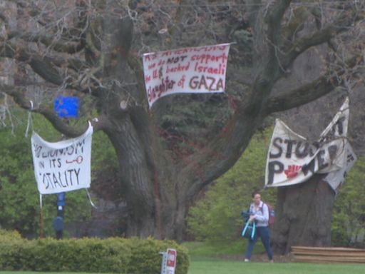 Protests for a ceasefire in Gaza sparking up at the University of Rochester