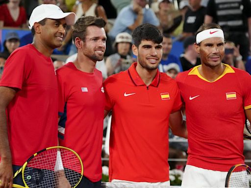 Alcaraz and Nadal fall to Americans in Olympic tennis doubles, social media reacts