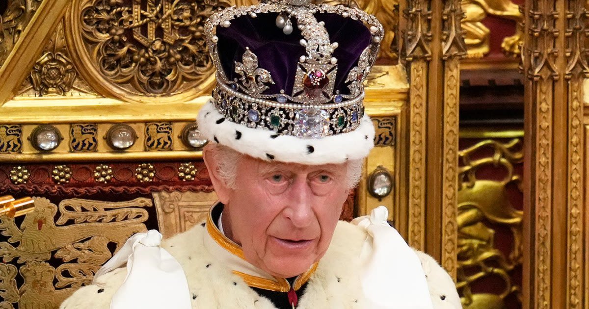 King Charles III Works Through Apparent Wardrobe Malfunction