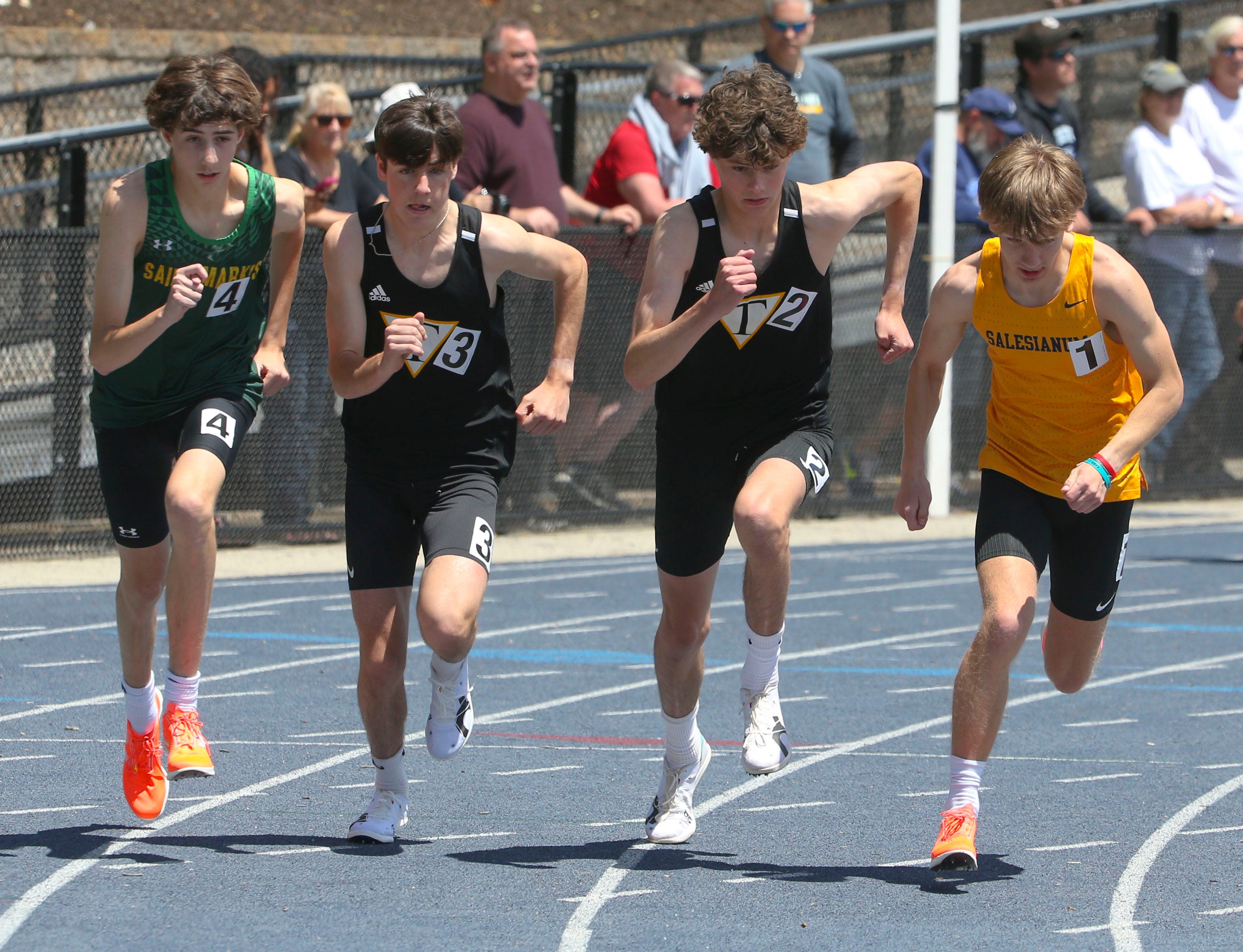 Walther sets boys 1,600 state record as Padua and Saint Mark's claim county titles