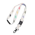 Nike 證件帶 Premium Lanyard 米白 彩色 可拆式扣環 掛繩 吊帶 上班族 N100456592-9NS