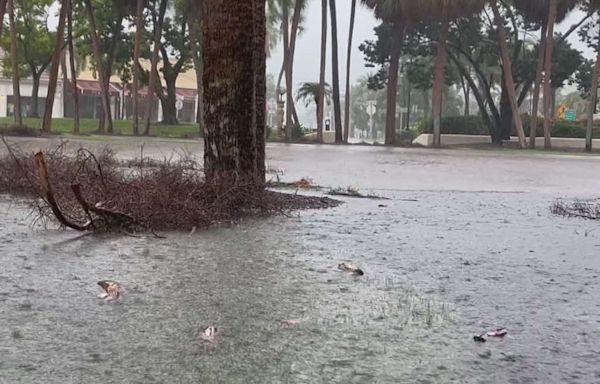 Tropical Storm brings flooding to St. Armands Circle