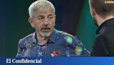 Carlos Sobera, en 'La resistencia': su beso a Broncano, una 'pifia' con Antena 3 y su inesperada respuesta sobre sexo