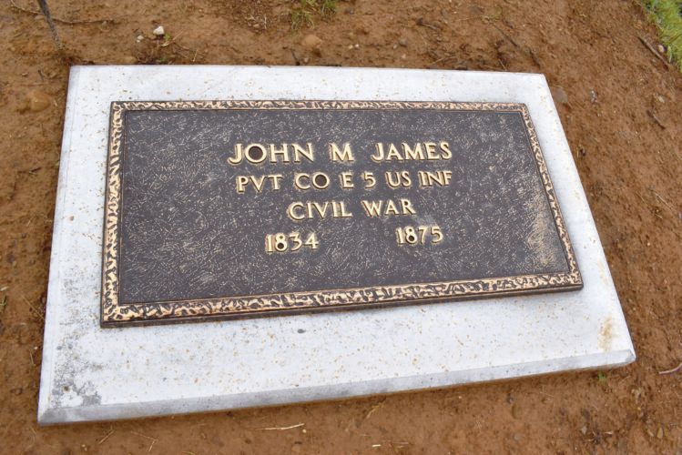 New grave marker placed for local Civil War veteran