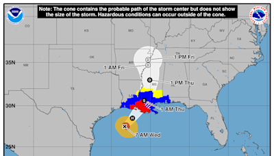 Hurricane Francine strong Category 1 storm as it moves toward Louisiana. See Florida impacts