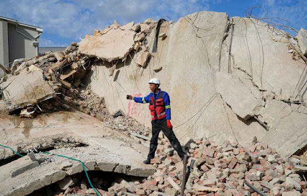 Dozens still missing after Monday's South Africa building collapse. 7 confirmed dead