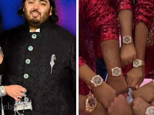 Anant Ambani gifts his groomsmen luxury watches worth Rs 2 cr, video goes viral - The Economic Times