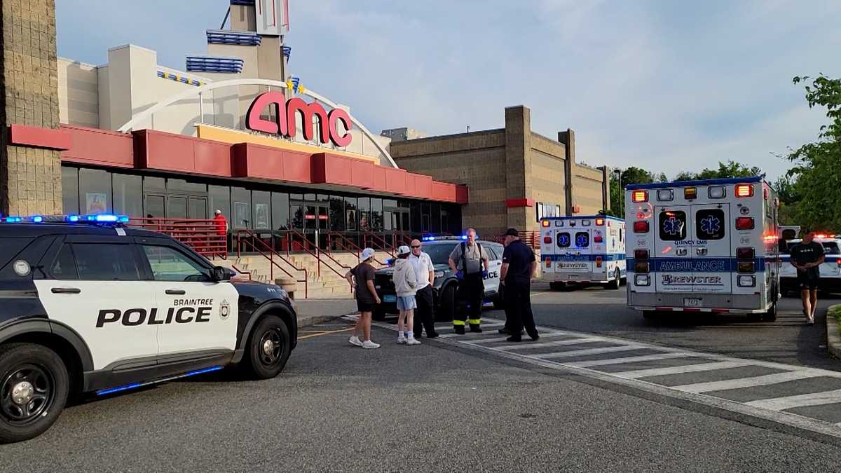 Police respond to reports of stabbing at Braintree movie theater