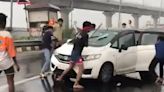 Meerut: Video Of Kanwariyas Vandalising Car With Occupants Inside Goes Viral