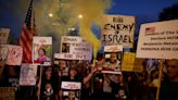 'Deal now': Israel hostage families protest as Netanyahu addresses US