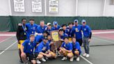 Delayed and relocated, Carmel caps undefeated season with IHSAA boys tennis state title