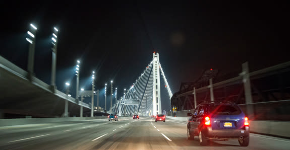 Nighttime Bay Bridge lane closures go into effect Wednesday