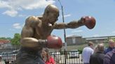 ‘He is here in spirit’: Brockton unveils statue honoring boxing champion Marvelous Marvin Hagler