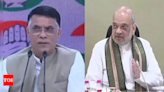 'Amit Shah talks big but his own ministry ... ': Congress criticises Centre for rising drug menace | India News - Times of India