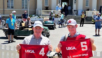 Frank Bensel Jr. records back-to-back holes-in-one during U.S. Senior Open