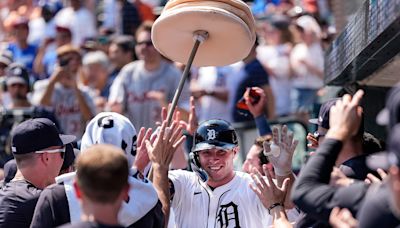 Detroit Tigers' Colt Keith unleashes first big swing in 'one of the coolest moments yet'