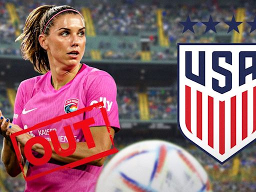 USWNT star Alex Morgan is ruled out of the Paris Olympics squad