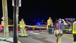 1 hurt in crash in Pittsburgh’s Bluff neighborhood