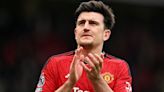 Man Utd's Harry Maguire reacts to England losing Euros final without him