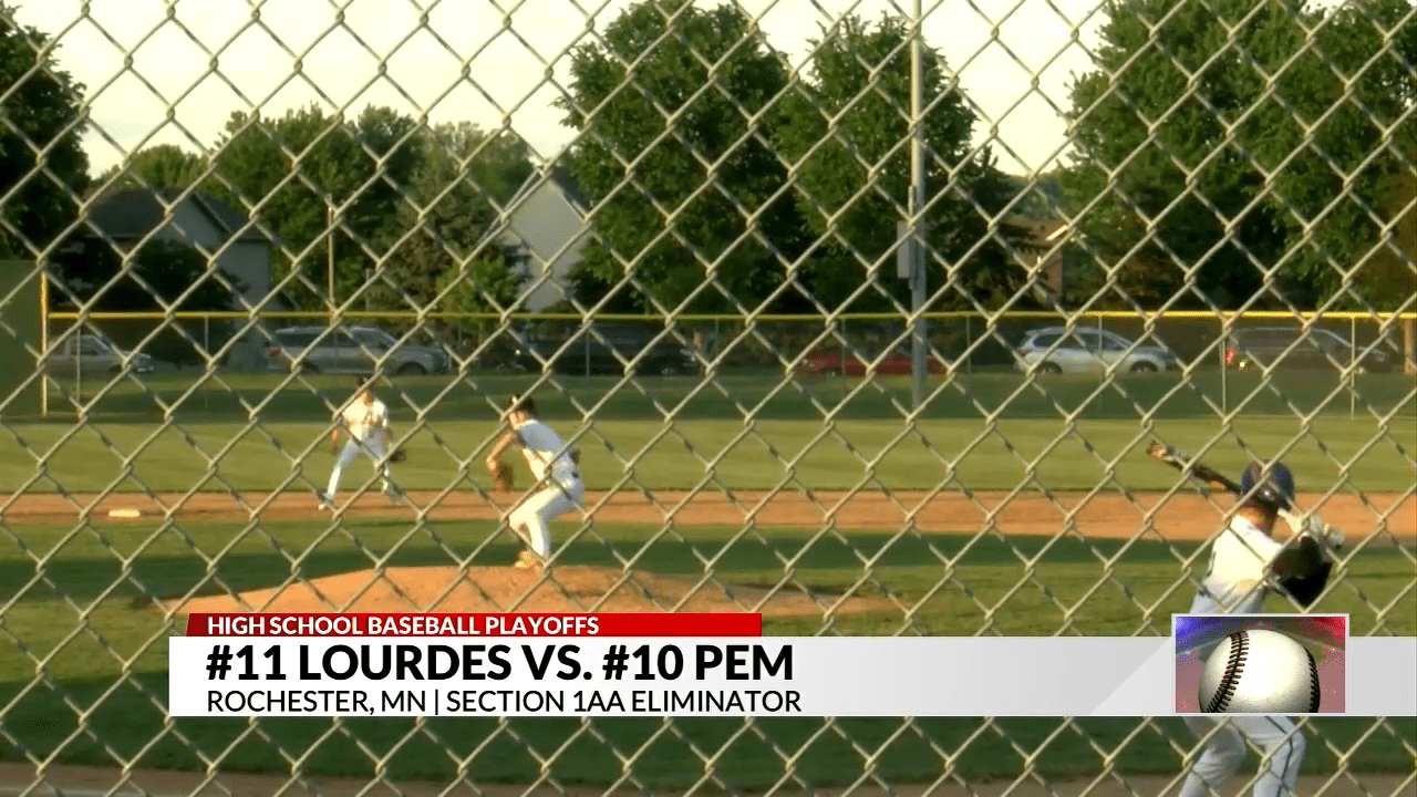 Lourdes Baseball eliminates PEM in Section 1AA eliminator