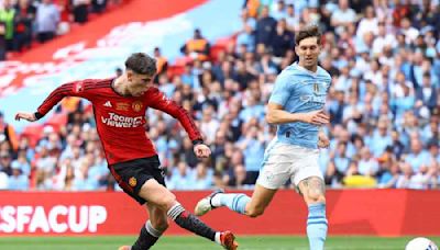 Blue pale as United paint it red: Garnacho and Mainoo strikes stun Manchester City