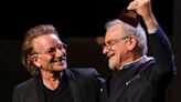 Bono hands lifetime award to ‘out of this world’ Steven Spielberg at Berlin film festival