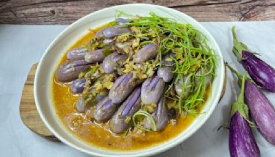 【一簞食】小魚乾炒迷你茄子 夏天的開胃菜 | 大紀元