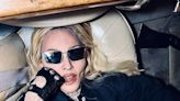 Madonna looks like the ultimate biker chick