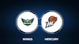 Wings vs. Mercury live: Tickets, start time, TV channel, live streaming links